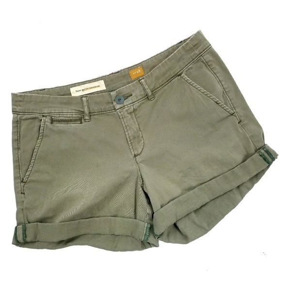 Anthropologie Pants - Anthro Pilcro and the Letterpress Olive Shorts